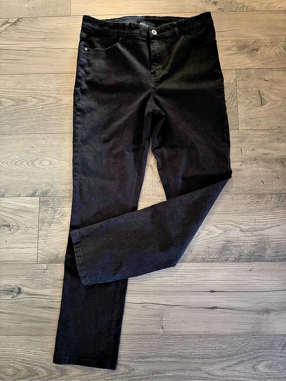 Tribal 39070-3022 Straight Leg Cotton Pants Waist 10